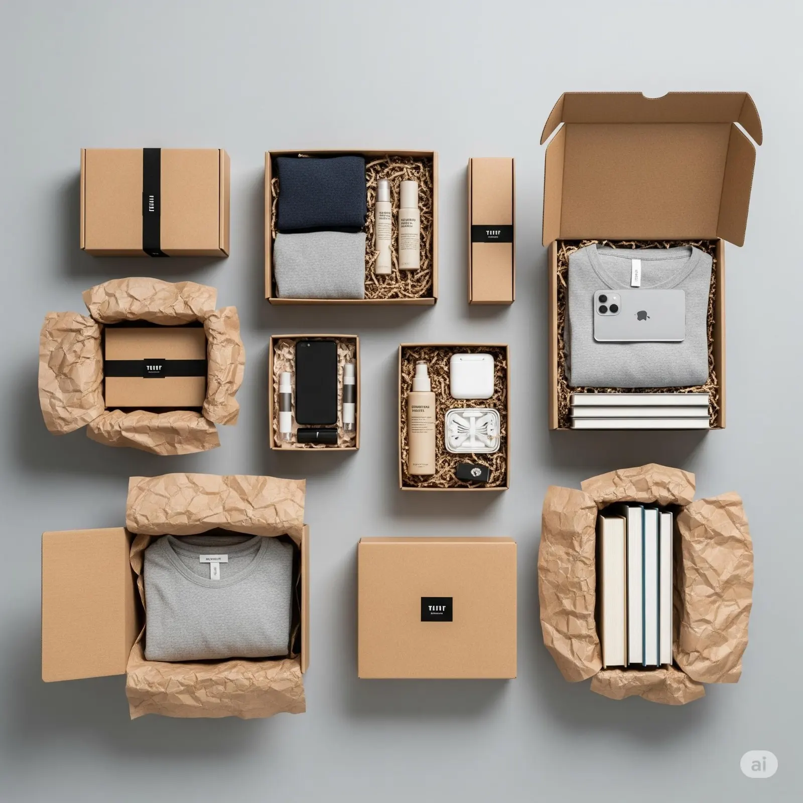 Caixas de papelão resistentes para envio de produtos de e-commerce fabricadas em Guarulhos.